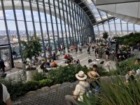 The main area of the Skygarden at the top of 20 Fenchurch St Building