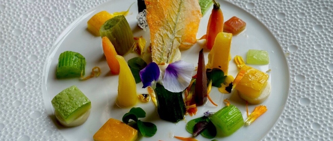 HERITAGE SALAD AT GUY SAVOY, PARIS