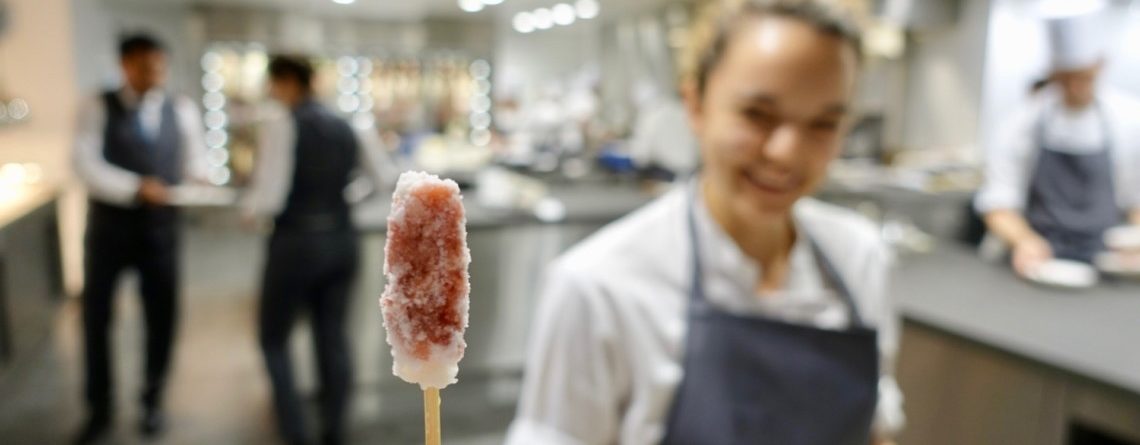 POPSICLE IN-KITCHEN TREAT AT ELEVEN MADISON PARK, NEW YORK