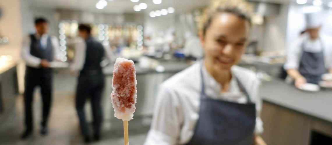 POPSICLE IN-KITCHEN TREAT AT ELEVEN MADISON PARK, NEW YORK