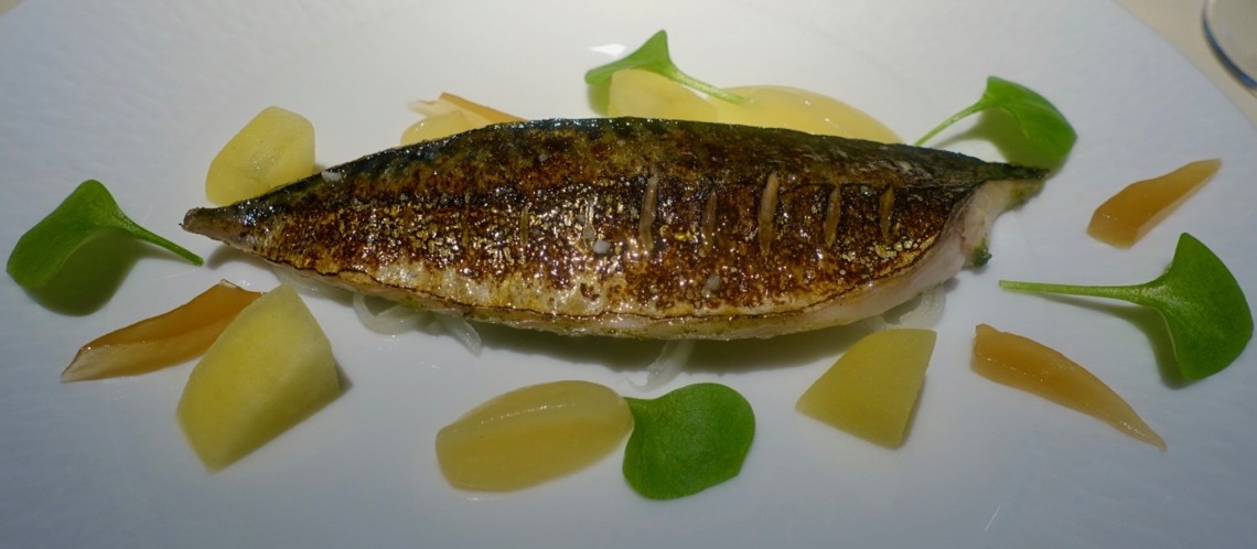 MACKEREL AT LE MANOIR AUX QUAT’SAISSON, OXFORDSHIRE